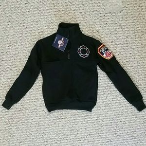 FDNY kids quarter zip sweatshirt